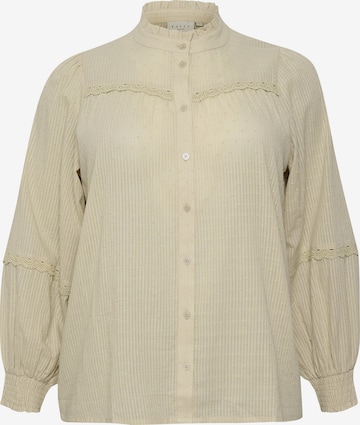 KAFFE CURVE Blouse 'Silla' in Beige: front