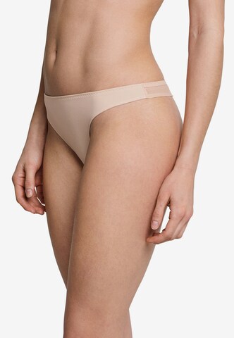 SCHIESSER String in Beige: voorkant