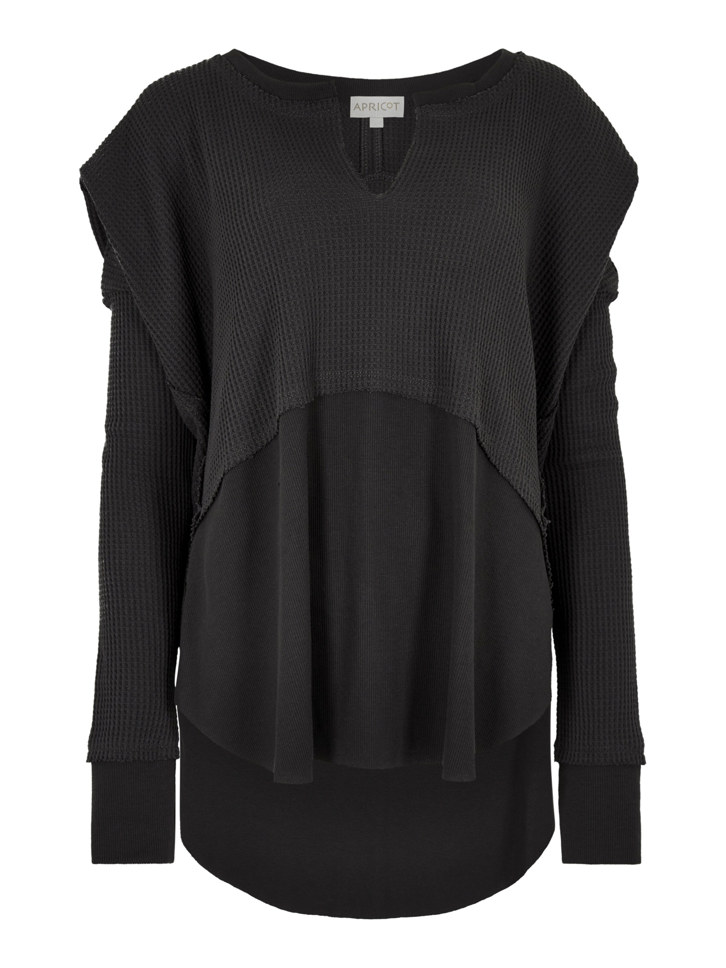 Apricot Top in Grau: Vorderseite