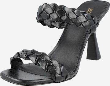 MICHAEL Michael Kors - Zapatos abiertos 'CLARA' en negro: frente