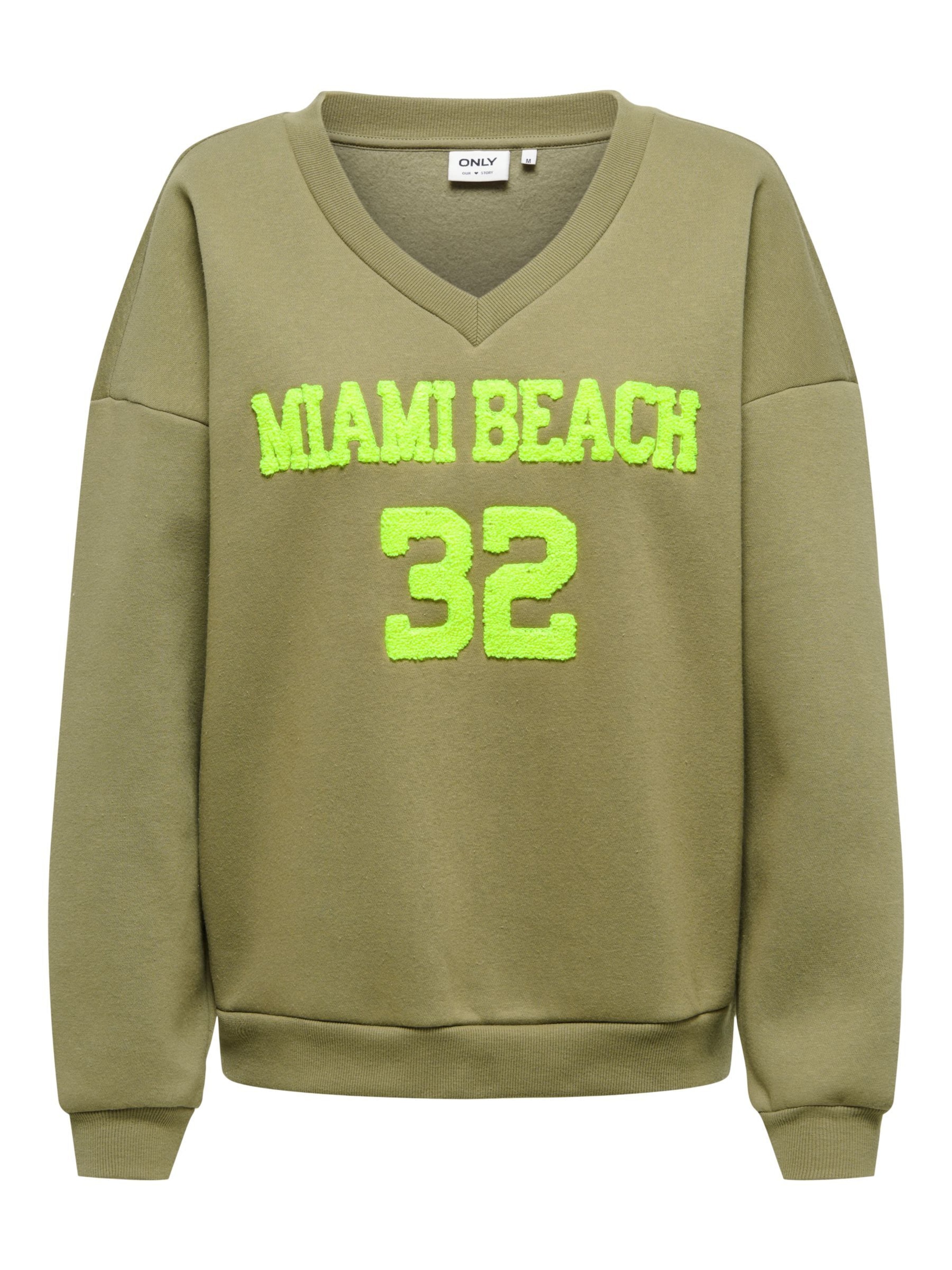 ONLY - Sudadera en verde: frente