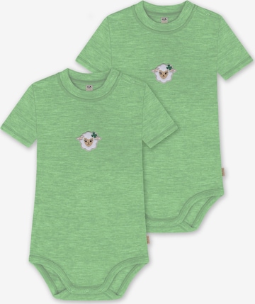 Barboteuse / body 'Tihoi' normani en vert : devant