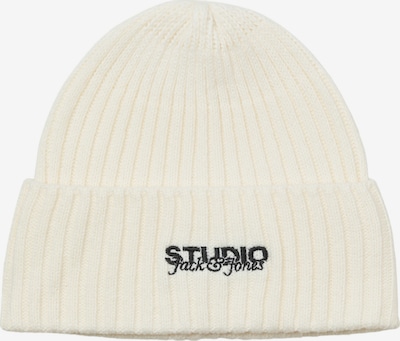 JACK & JONES Gorros 'JACBLACK FRIDAY' em preto / branco lã, Vista do artigo