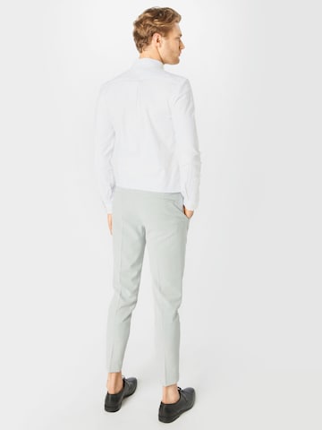 Lindbergh Slim fit Pleated Pants 'Club' in Grey