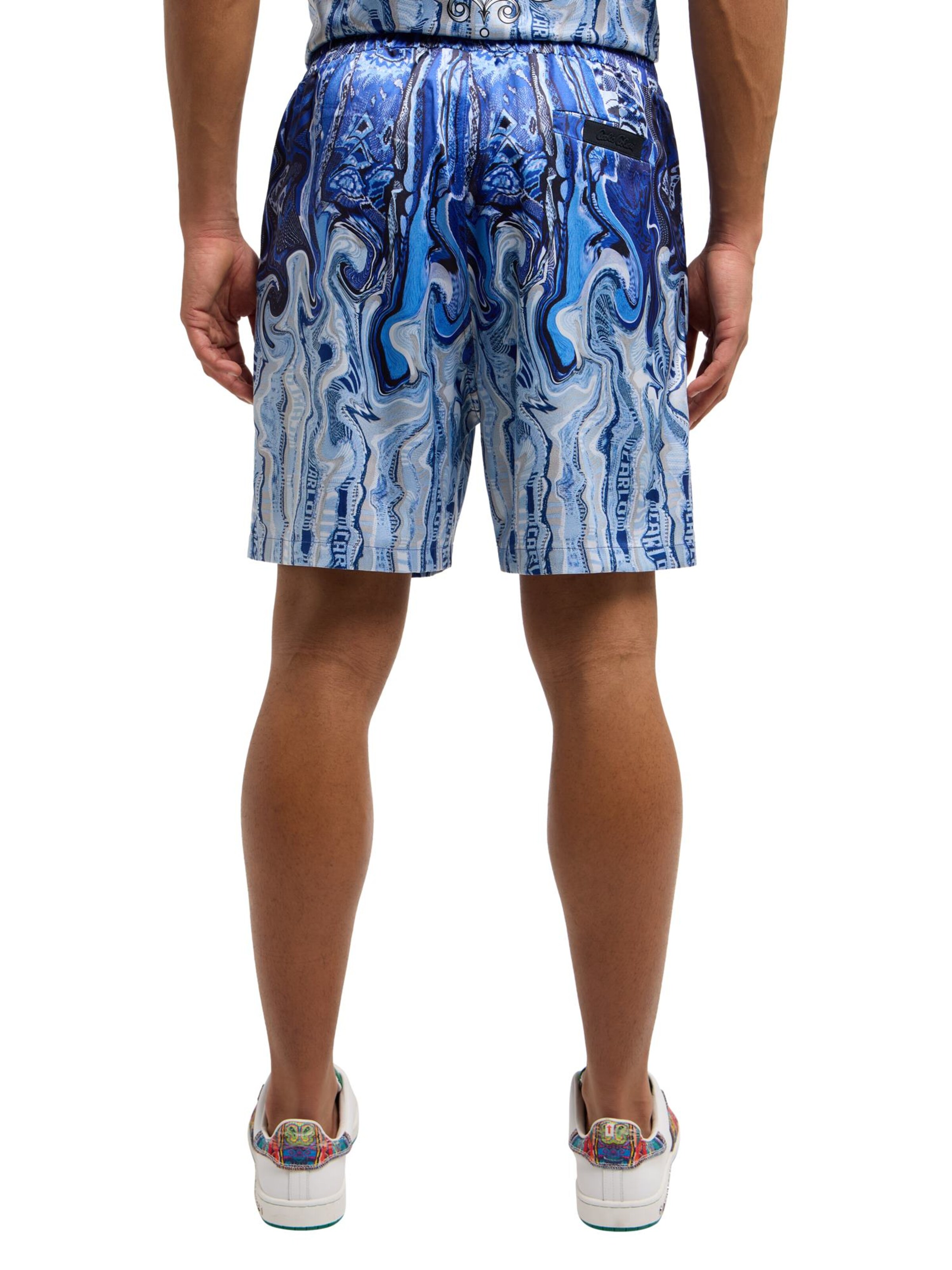 Carlo Colucci Regular Broek in Blauw