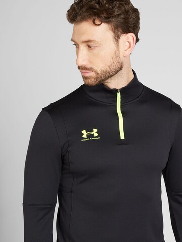 UNDER ARMOUR Funktionsskjorte 'Challenger' i sort