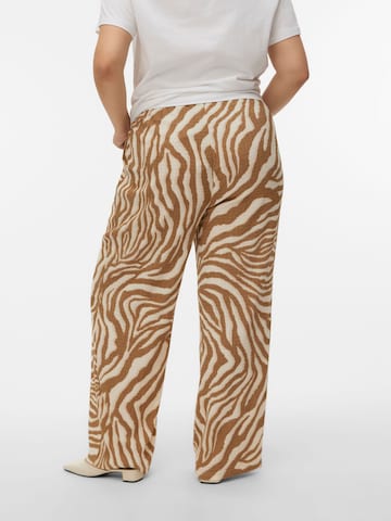 Vero Moda Curve regular Bukser 'FRIGA' i beige