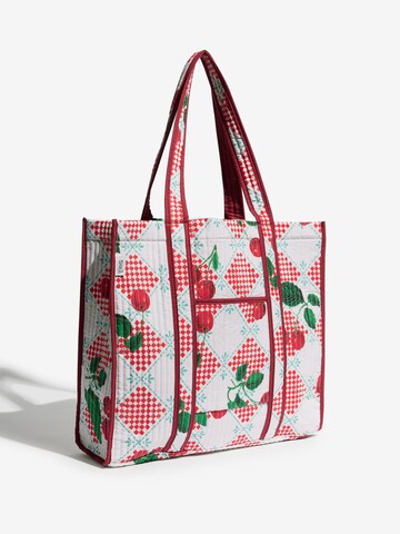 Shopper di love & roses in rosso