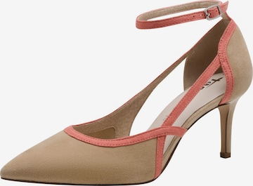 Escarpins Tamaris en beige : devant