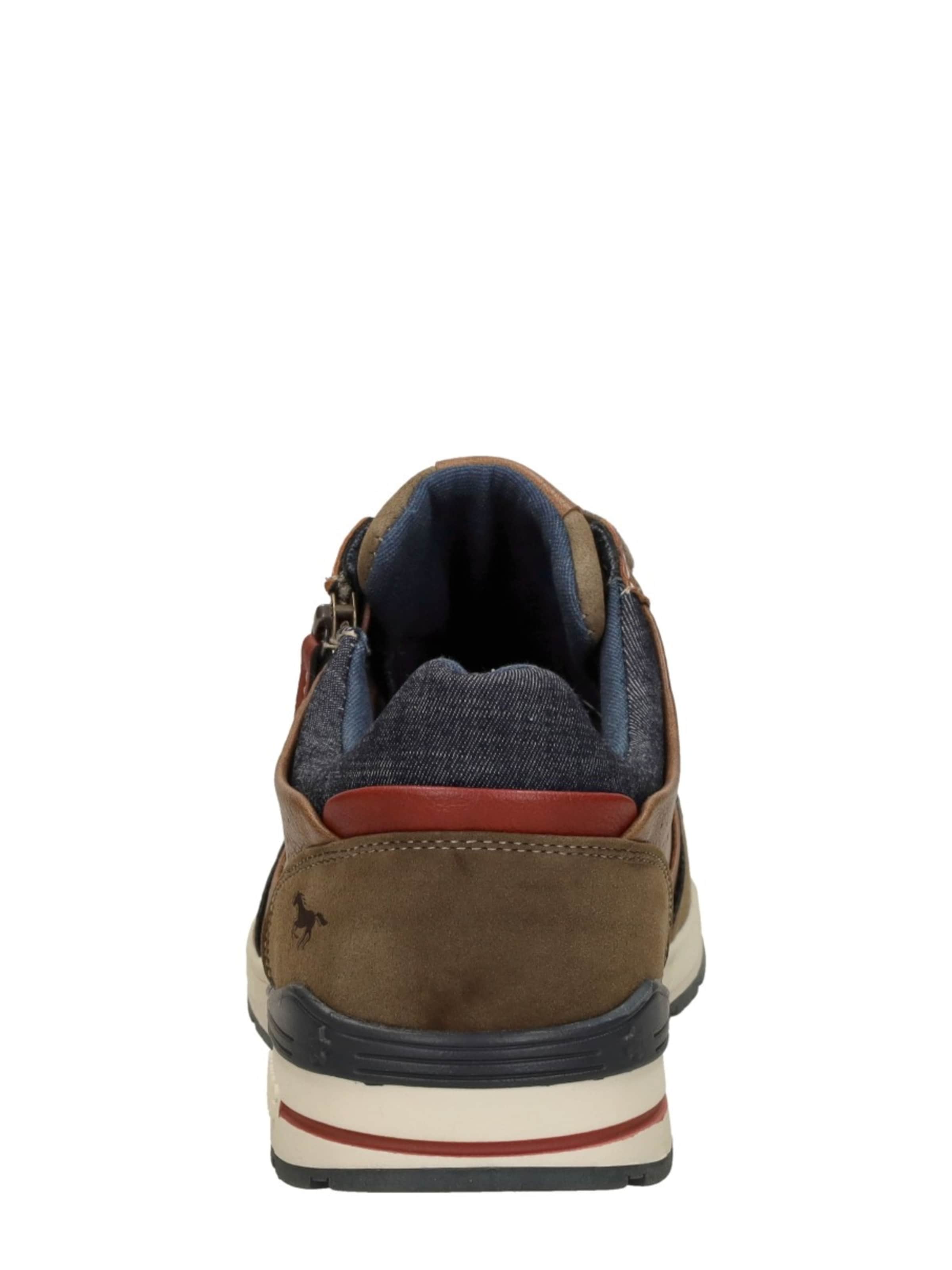 MUSTANG Platform trainers 'Heren sneakers' in Brown