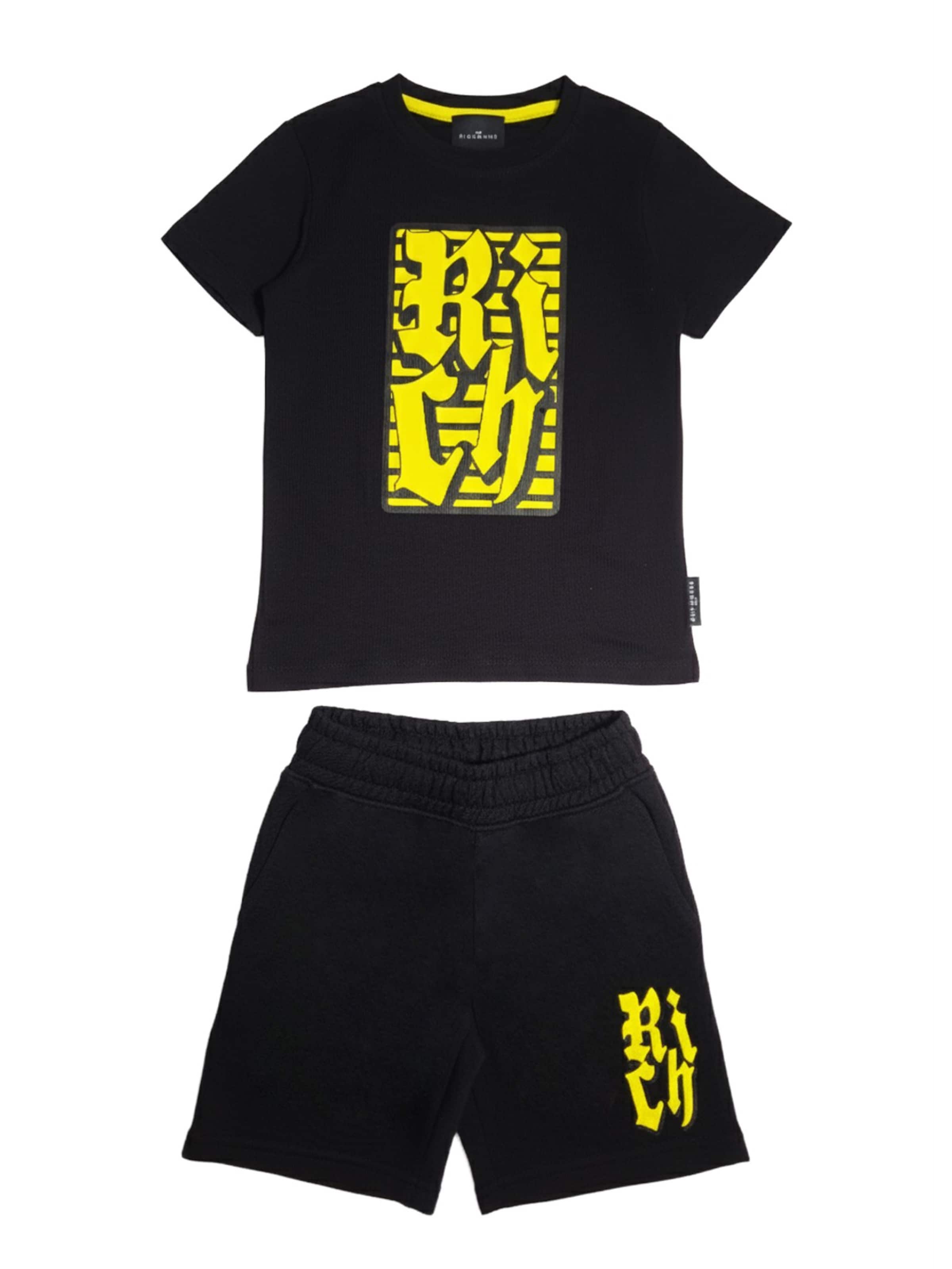 Set 'Completo nero per bambino' John Richmond en noir : devant