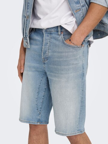 regular Jeans di Only & Sons in blu