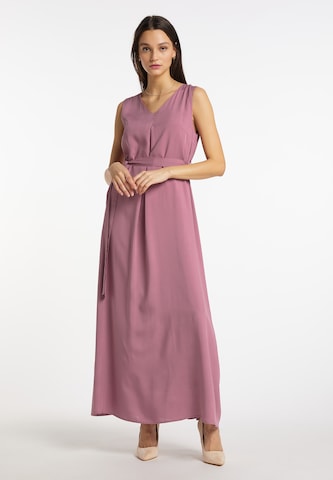Usha Вечернее платье в Ярко-розовый
