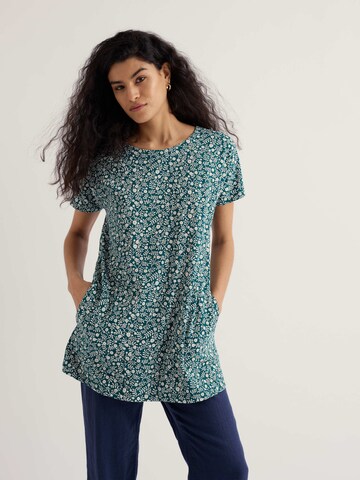 Seasalt Cornwall Shirt 'Ocean Gaze' in Blue: front