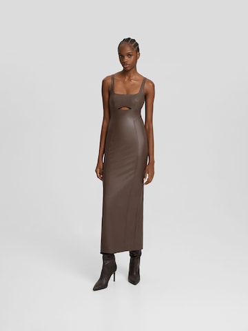 Bershka Dress in Brown