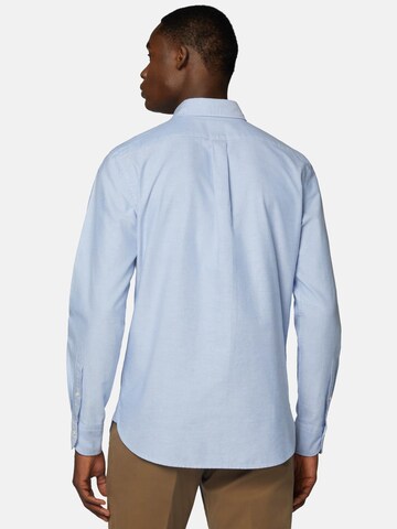 Boggi Milano Comfort fit Button Up Shirt in Blue