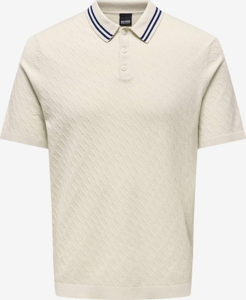 Only & Sons - Jersey 'DENNIS' en blanco: frente