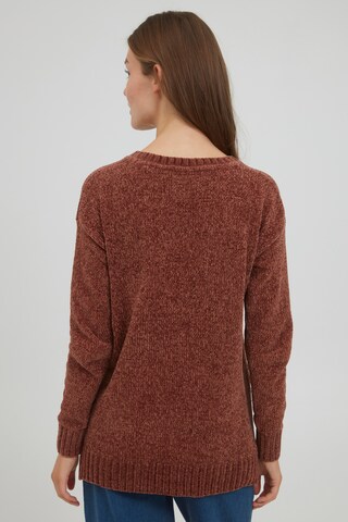 Oxmo Sweater 'Elvina' in Brown