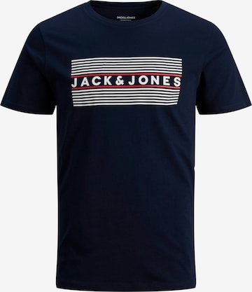 JACK & JONES Tričko – modrá: přední strana