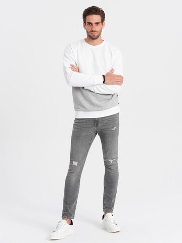 Sweat-shirt Ombre en gris