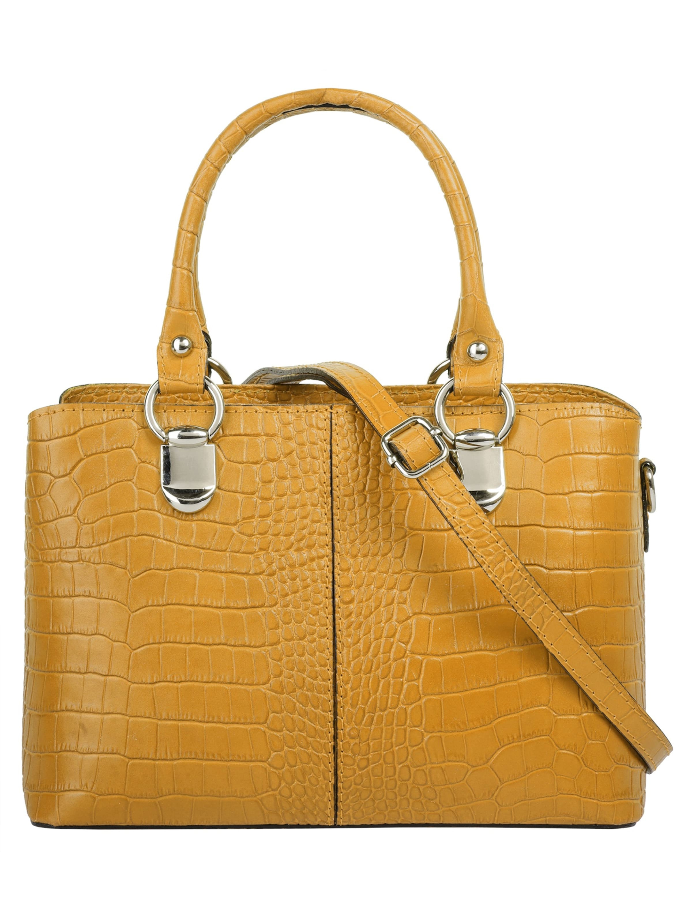 Cluty Crossbody Bag in Yellow: front