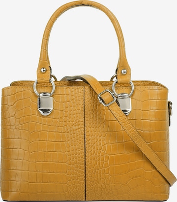 Cluty Crossbody Bag in Yellow: front