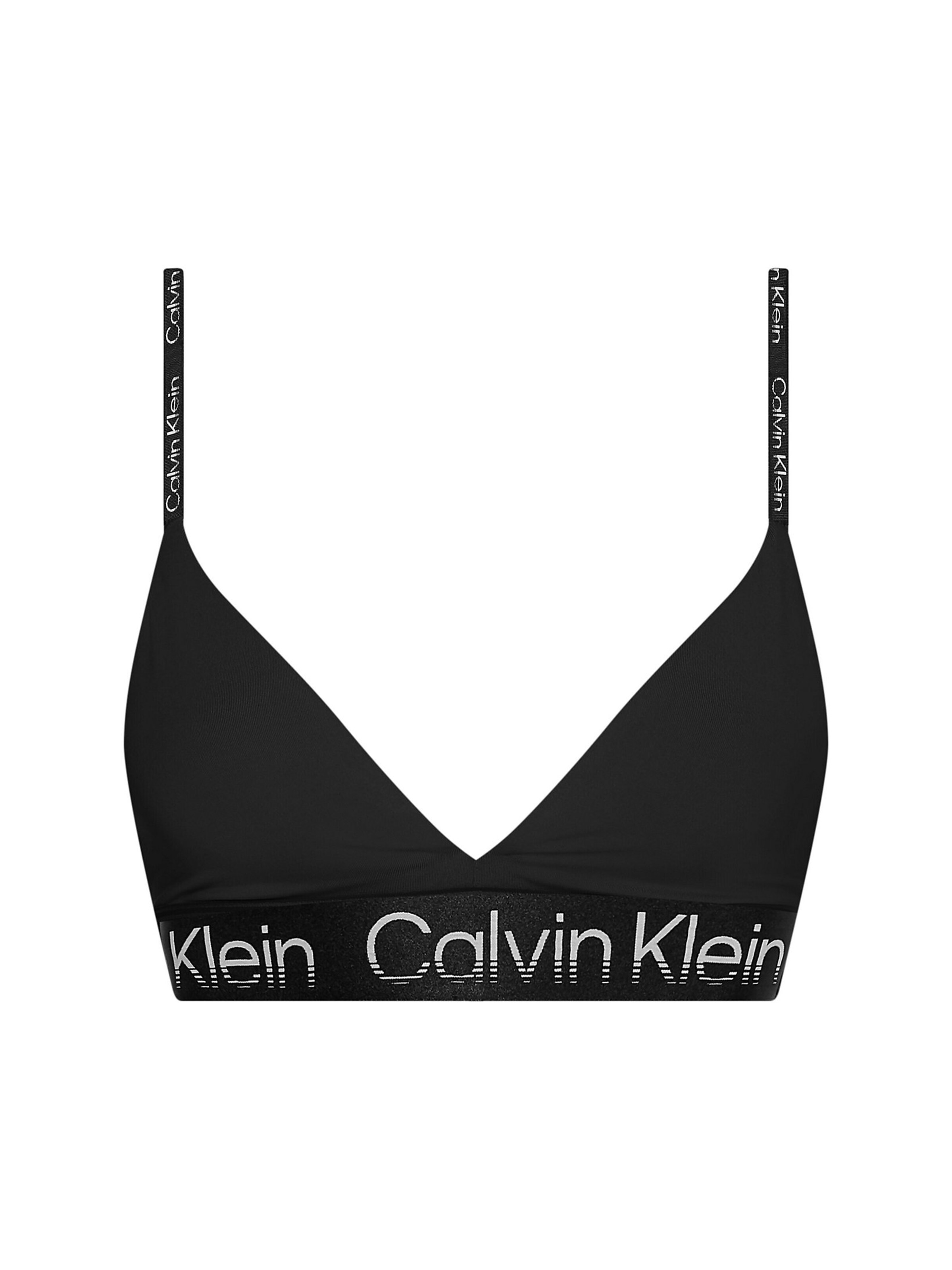 Frauen Sportbekleidung Calvin Klein Performance Sport-BH in Schwarz - ZG58832