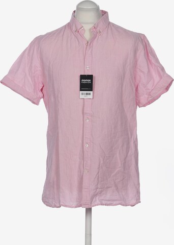 KnowledgeCotton Apparel Button Up Shirt in XL in Pink: front