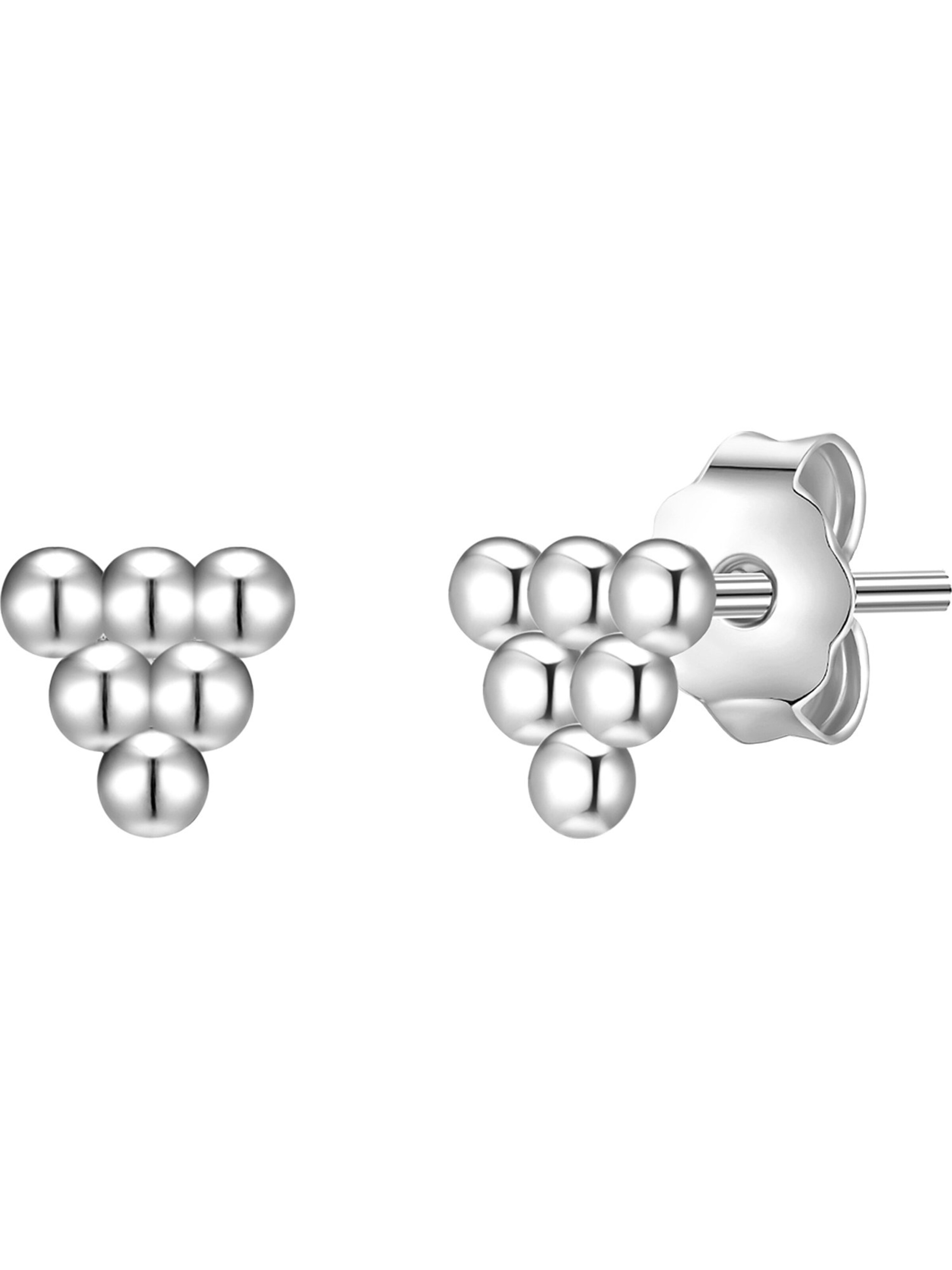 Boucles d'oreilles Glanzstücke München en argent : devant