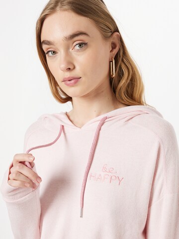 Key LargoSweater majica 'Life' - roza boja