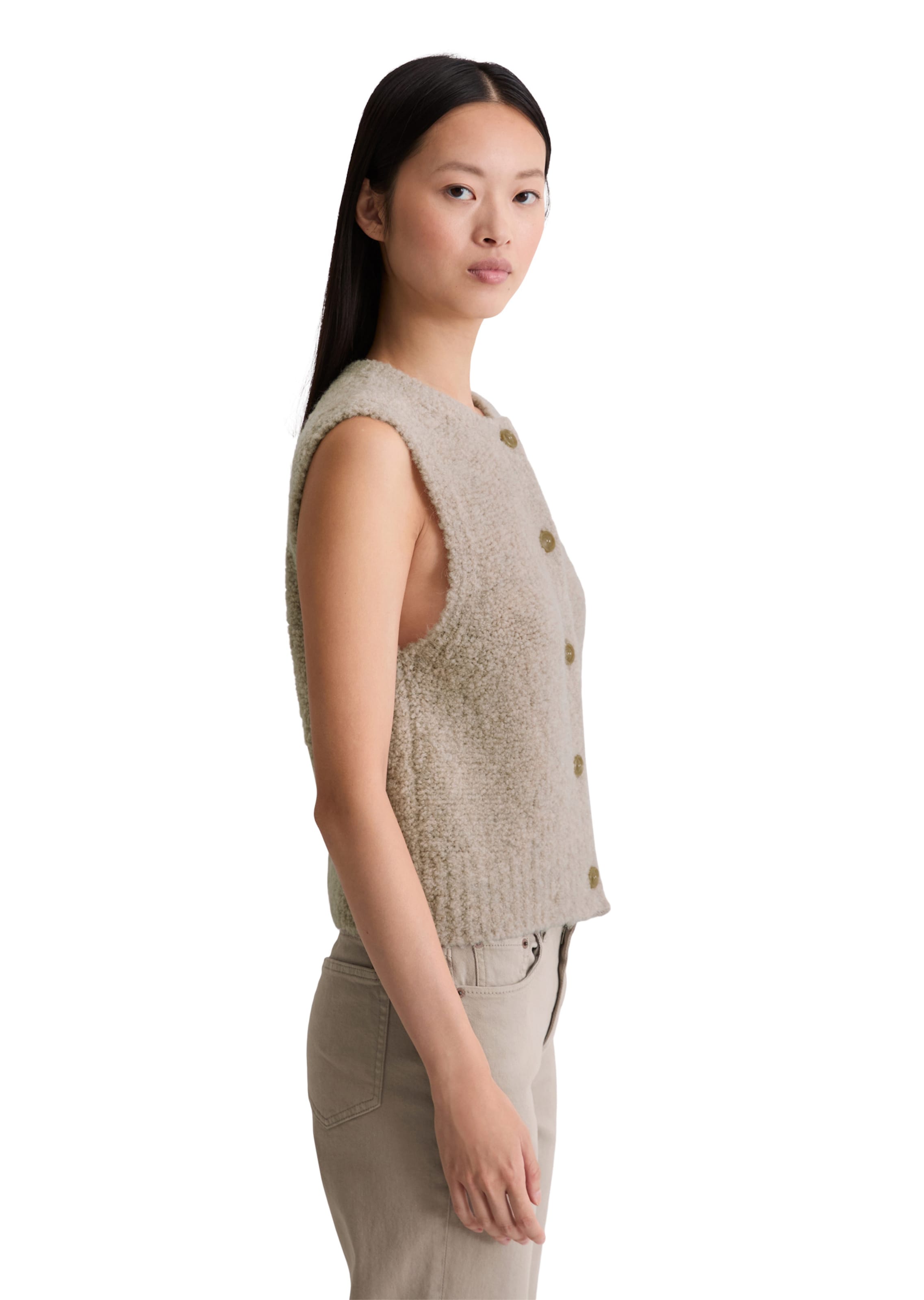 Marc O'Polo Strickjacke in Beige