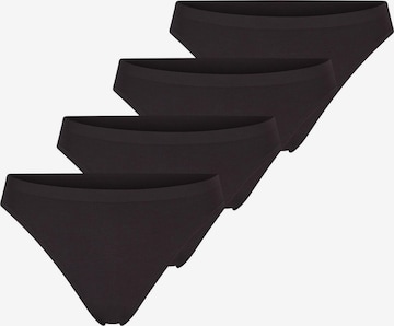 SLOGGI String 'GO Sense' in Schwarz: Vorderseite