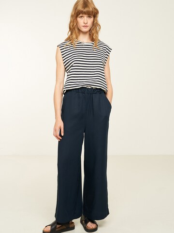 recolution Wide leg Trousers 'BILBERRY' in Blue