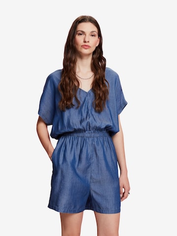 ESPRIT Jumpsuit in Blauw: voorkant