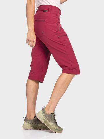 Regular Pantalon outdoor 'Caracas2' Schöffel en rouge