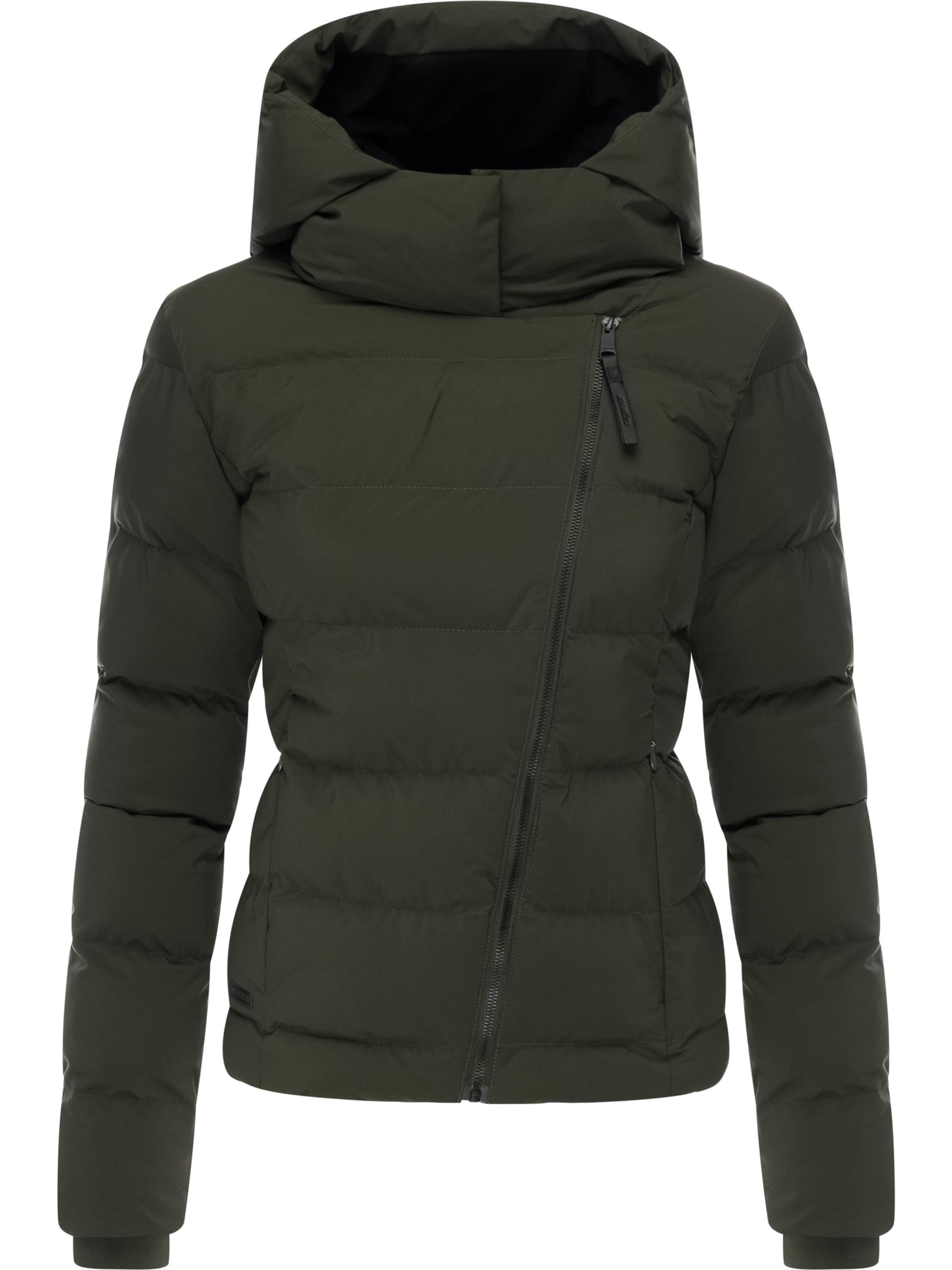 Ragwear Winterjas 'Harlen' in Groen: voorkant