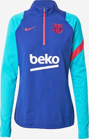 NIKE Bluzka sportowa 'FC Barcelona Academy Pro' w kolorze niebieski: przód