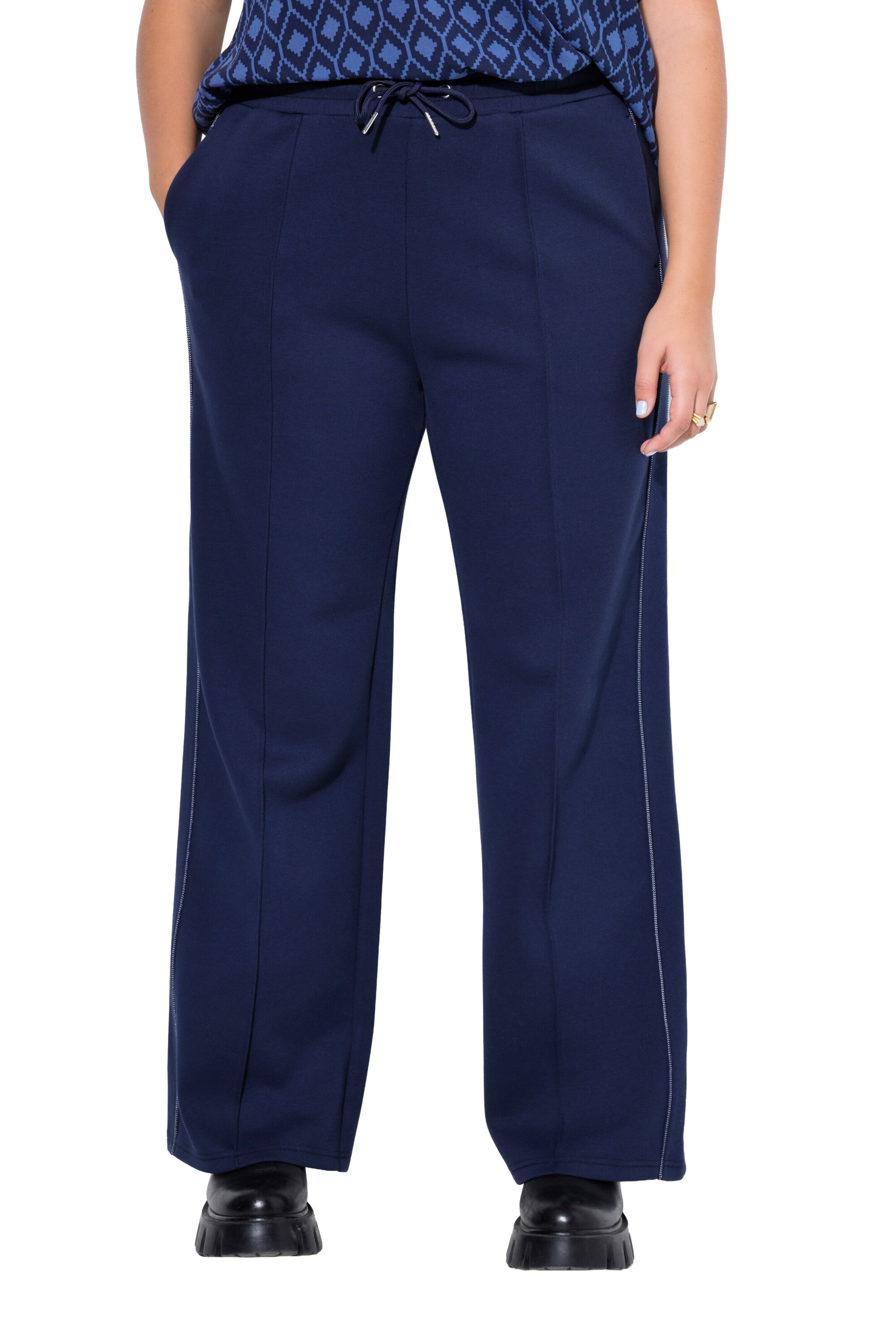 Studio Untold Regular Hose in Blau: Vorderseite