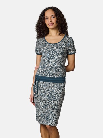 Ragwear Zomerjurk 'Baomi Zoo Youmodo' in Blauw: voorkant