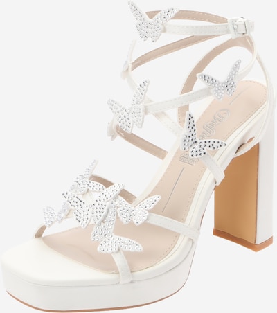 Basutės su dirželiais 'DEVINE' iš BUFFALO, spalva – kremo, Prekių apžvalga