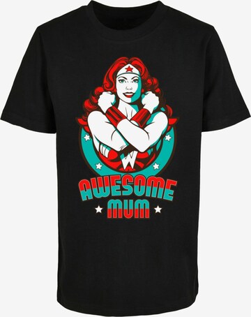 ABSOLUTE CULT Shirt 'Mother's Day - Awesome Mum 2.0' in Black: front