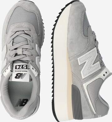 new balance حذاء رياضي بلا رقبة '574' بلون رمادي