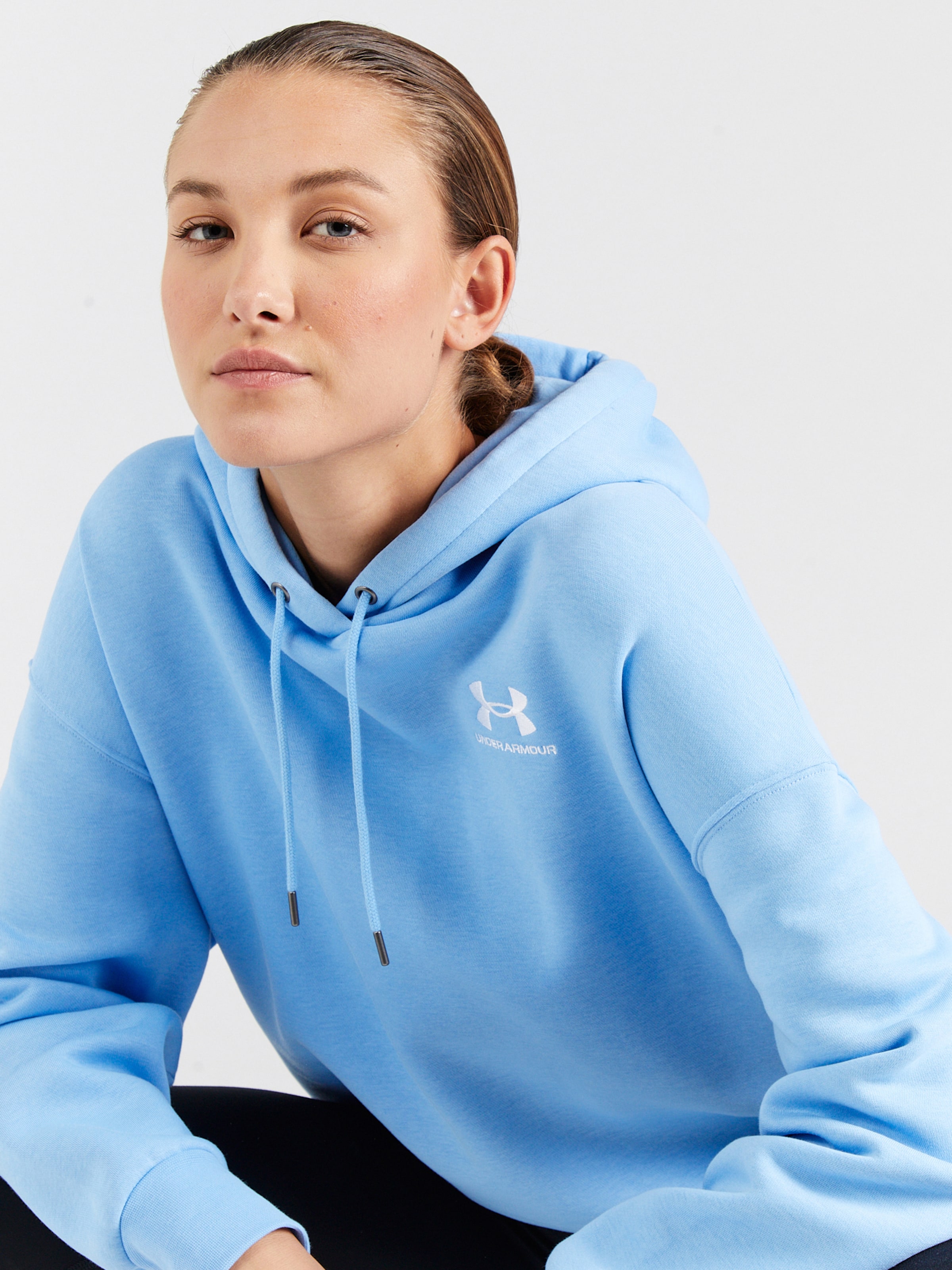 Light blue under armour sweatshirt online