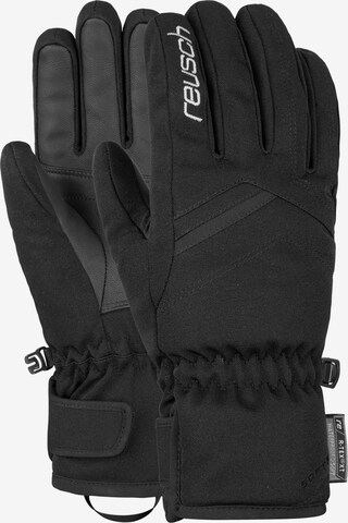 REUSCH Athletic Gloves 'Coral R-TEX® XT' in Black: front