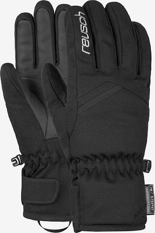 REUSCH Athletic Gloves 'Coral R-TEX® XT' in Black: front