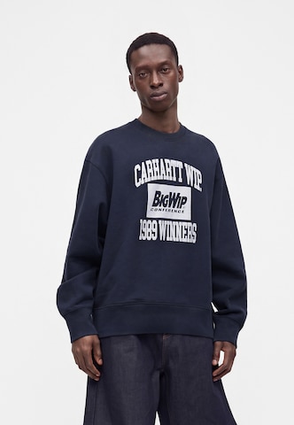 Carhartt WIP Суичър 'Winners' в синьо: отпред