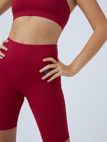 SPORTKIND Skinny Leggings 'Short Tights'‌‌‌‌‌‌‌‌‌ in Rot