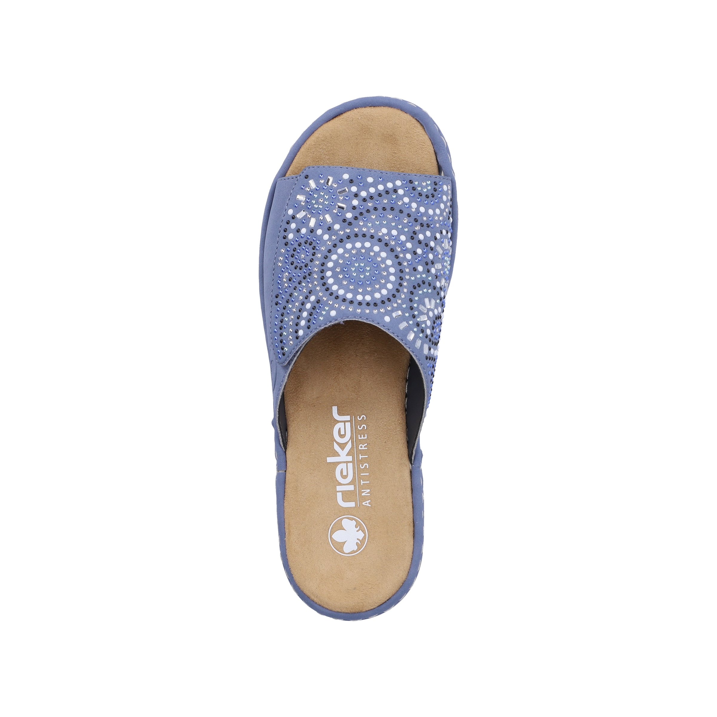 Rieker Mules 'V1395' in Blue