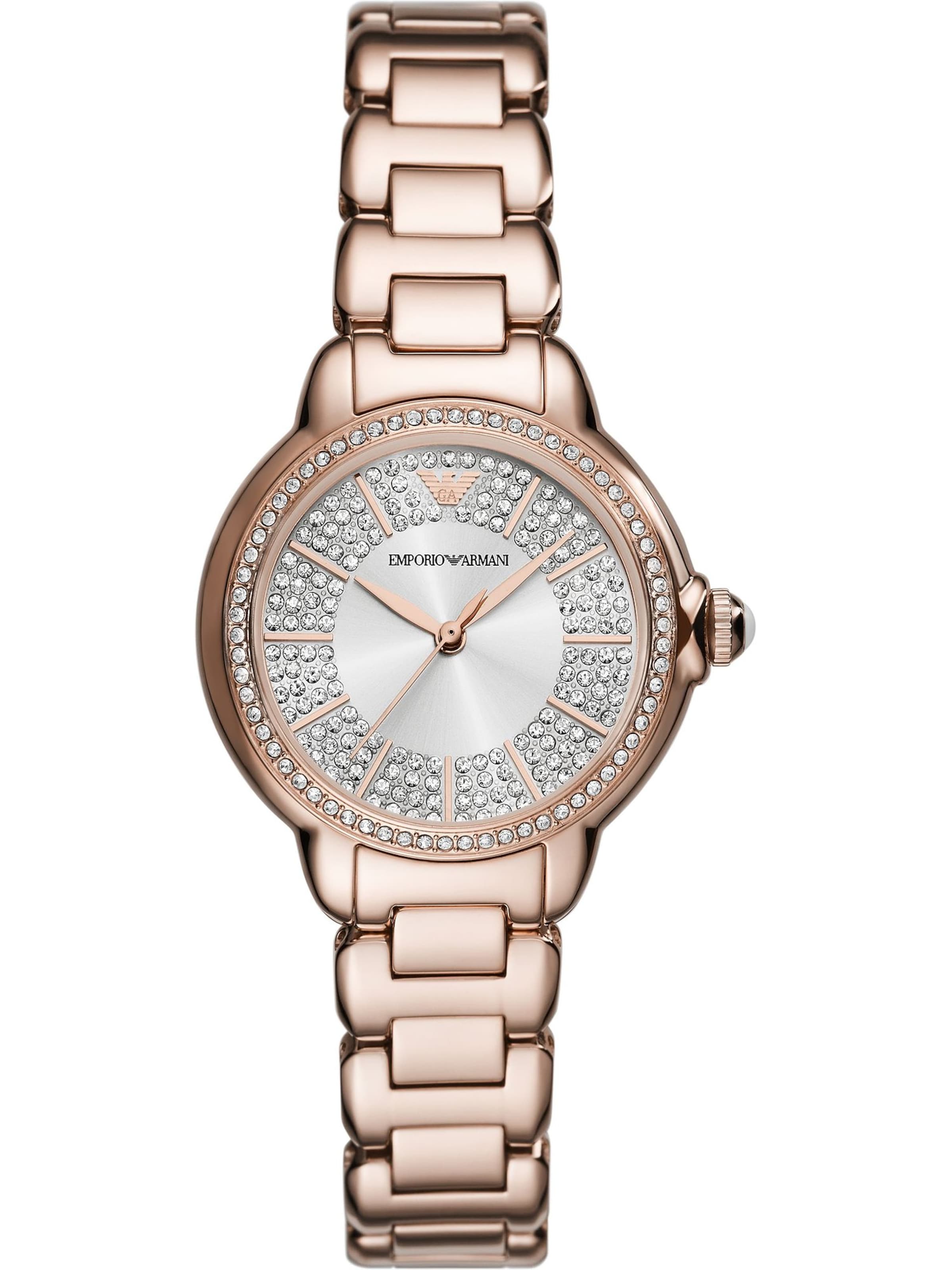 Emporio Armani Uhr in Pink: Vorderseite