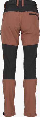 Whistler Regular Workout Pants 'Kodiak' in Brown